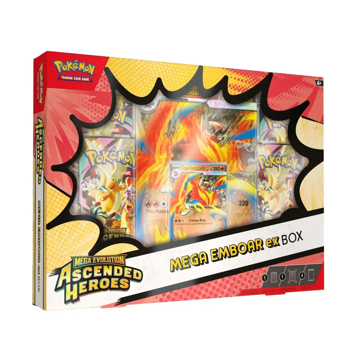 [PRE ORDER] - Ascended Heroes Mega Emboar EX Box - Pokémon TCG