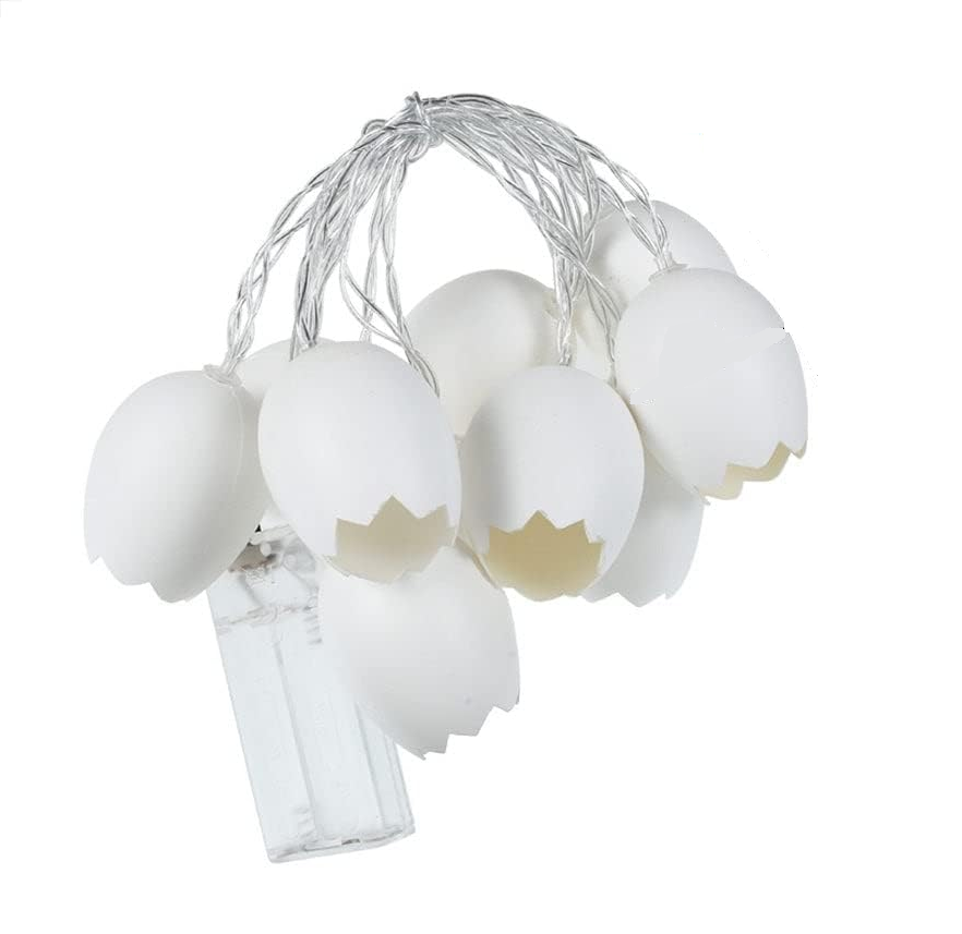 Pasen | Easter | Paashaas | Verlichting | Paasverlichting | Lichtslang met 10 Lampjes | Ei | Eggs