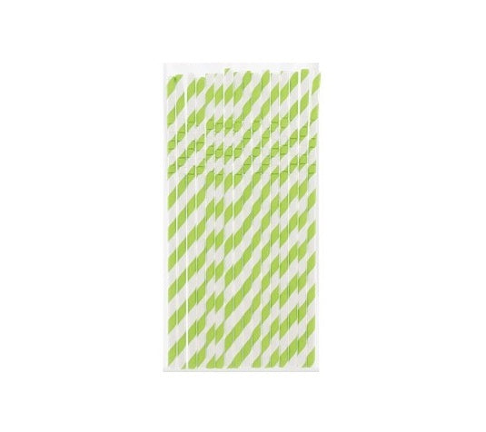Paper Straws | Green | Paper Straws | Cocktails | Drinks | Environmentally friendly &amp; Sustainable | 40 pieces