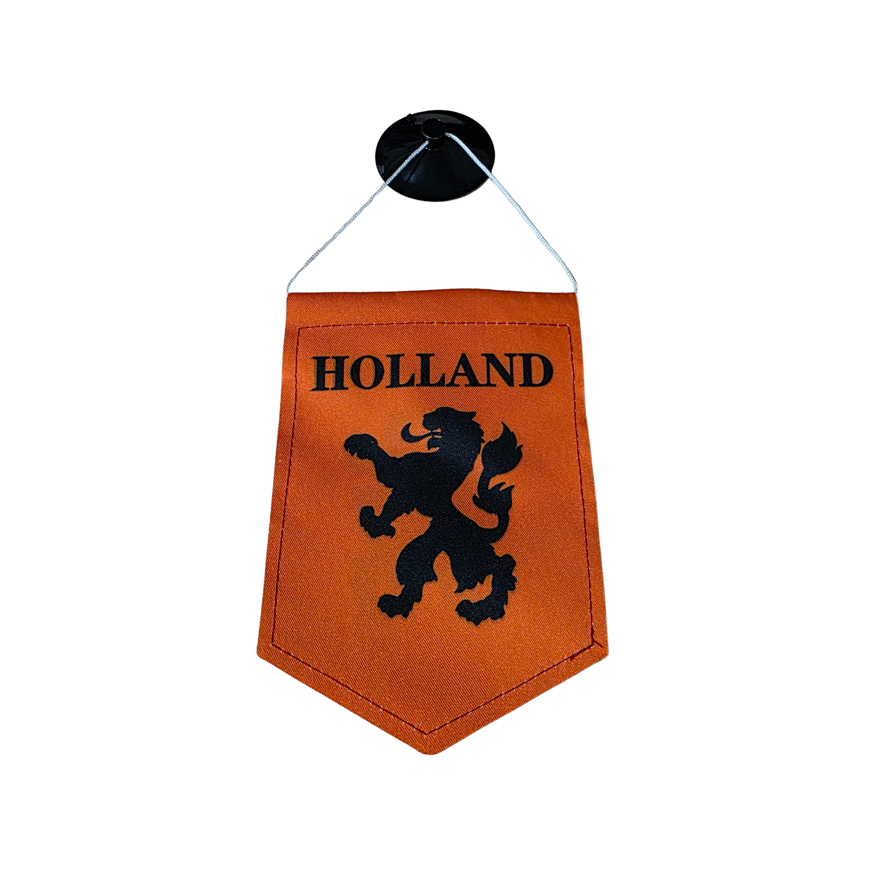 Mini Nederlandse Vlag met Zuignap - Oranje WK Supporter