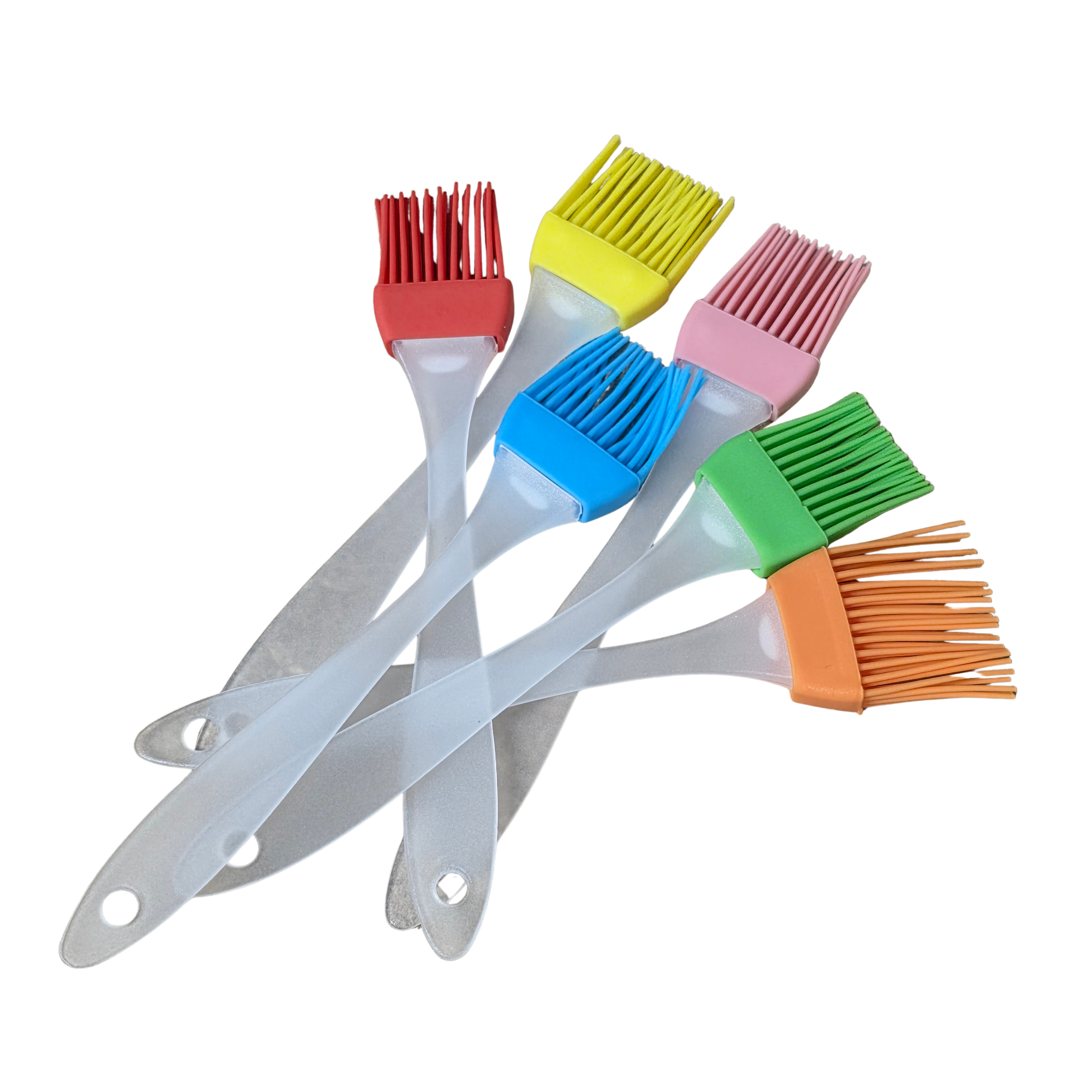 Siliconen Olie & Kookkwastjes - Hittebestendig Keukenkwast - Set van 2 - Willekeurige Kleur