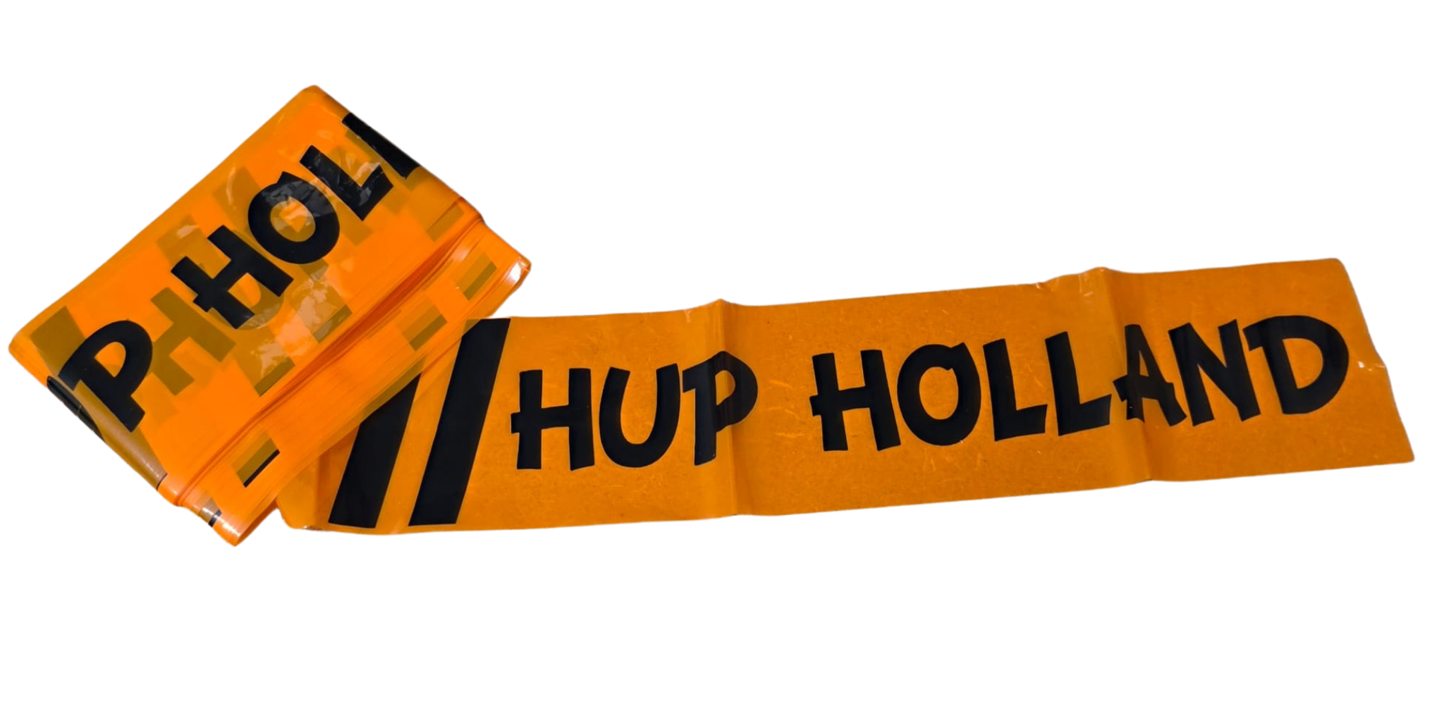 Oranje Afzetlint Hup Holland Hup 15 Meter - WK Versiering