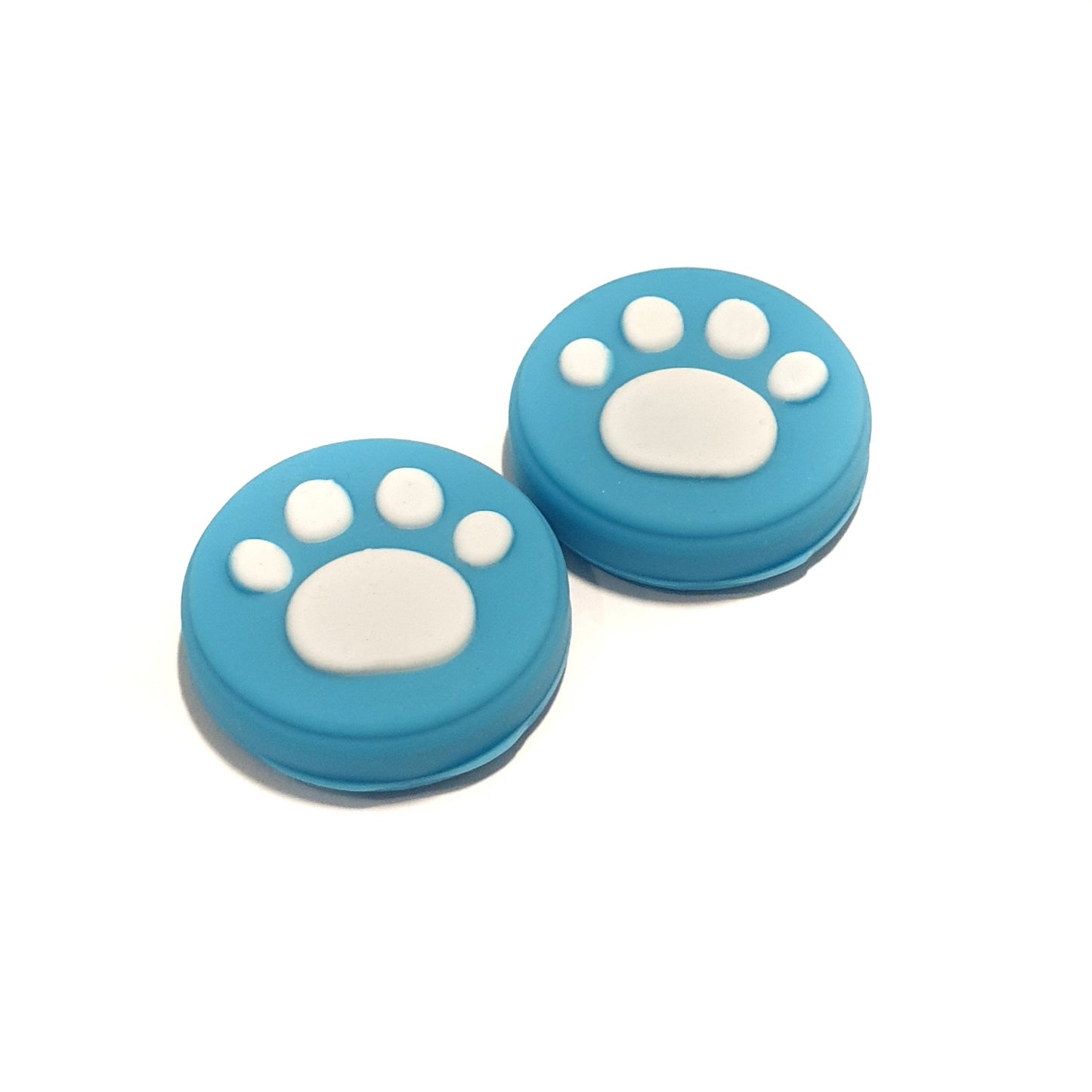 Gaming Thumbsticks Grips | Dopjes voor je Game Controller(s) | Pootjes - Blauw met Wit | 1 Set = 2 Thumbgrips | Geschikt voor de volgende console(s): Nintendo Switch & LITE & OLED