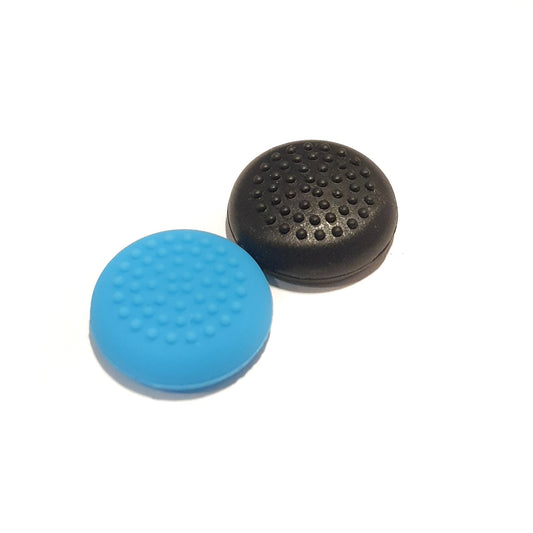 Gaming Thumb Grips | Performance Anti-slip Thumbsticks | Joystick Cap Thumb Grips | Thumbs Dots - Black/Blue | Accessories suitable for Nintendo Switch Joy-Con Controllers