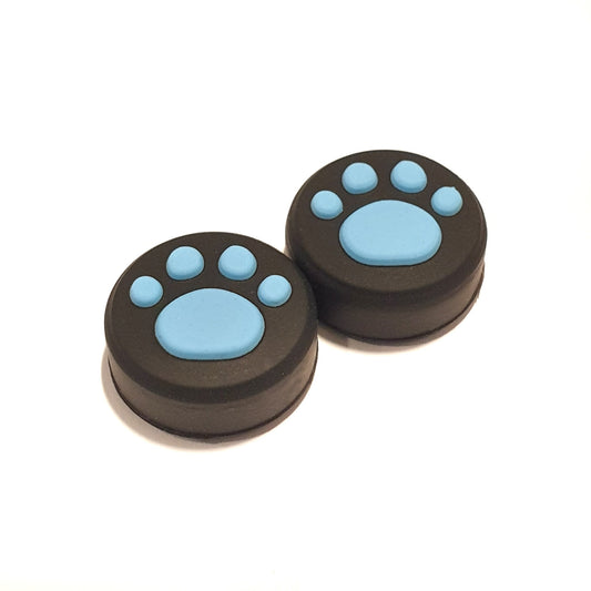 Gaming Thumb Grips | Performance Anti-slip Thumbsticks | Joystick Cap Thumb Grips | Paws - Black/Blue | Accessories suitable for Nintendo Switch Joy-Con Controllers