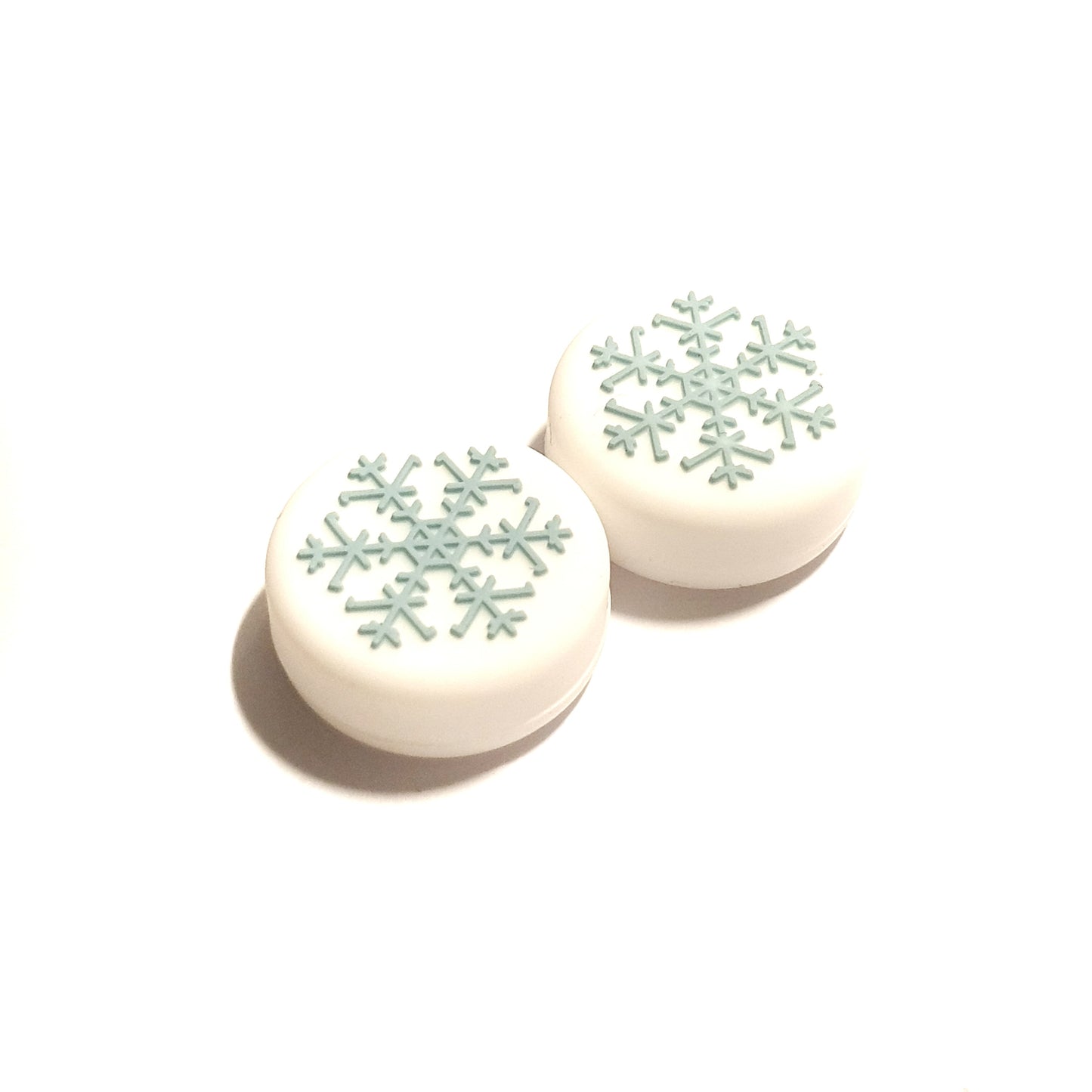 Gaming Thumbsticks Grips | Dopjes voor je Game Controller(s) | Sneeuwvlokje - Wit | 1 Set = 2 Thumbgrips | Geschikt voor de volgende console(s): Nintendo Switch & LITE & OLED