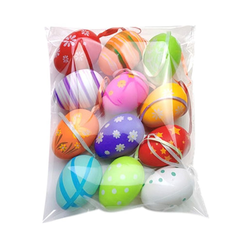 Pasen | Easter | Paashaas | Paaseieren Kleuren | Ophangen | Set van 10 stuks in verschillende kleuren