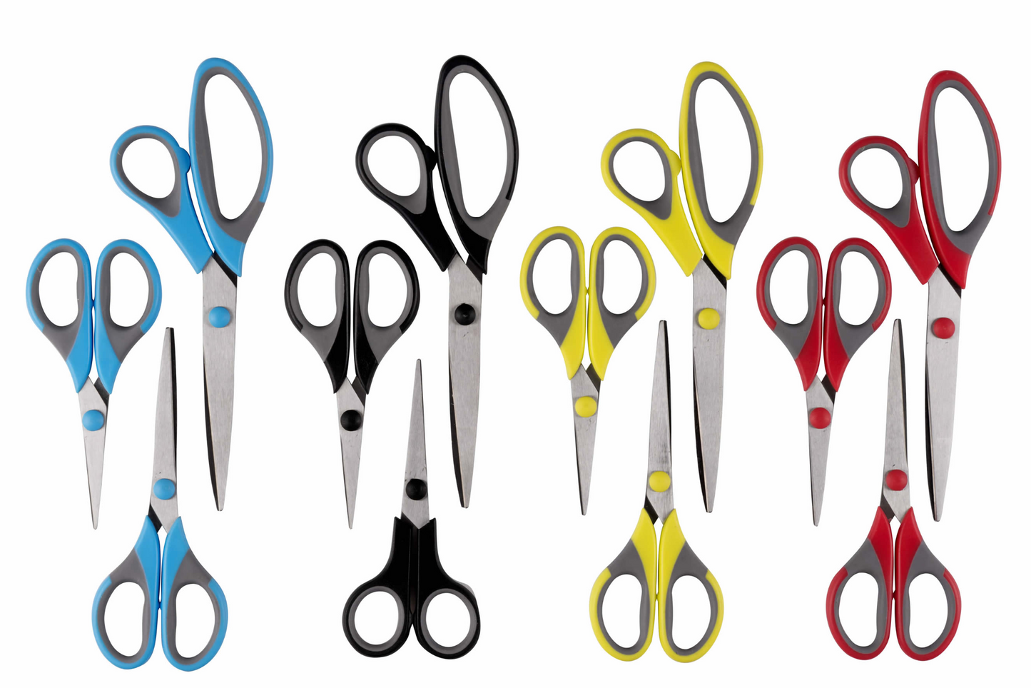 Scissors set | Blue | 3-piece | Stainless Universal Scissors | Scissors | Cut | Crafts | Kitchen scissors