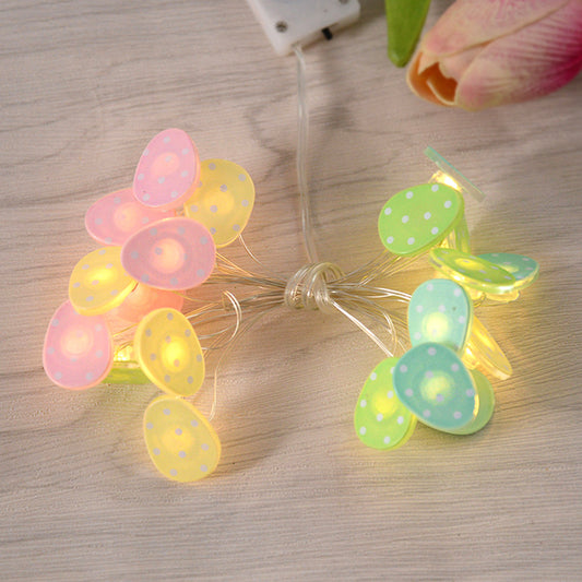 Pasen | Easter | Paashaas | Verlichting | Paasverlichting | Lichtslang met 20 Lampjes | Color Eggs | Gekleurde Eieren