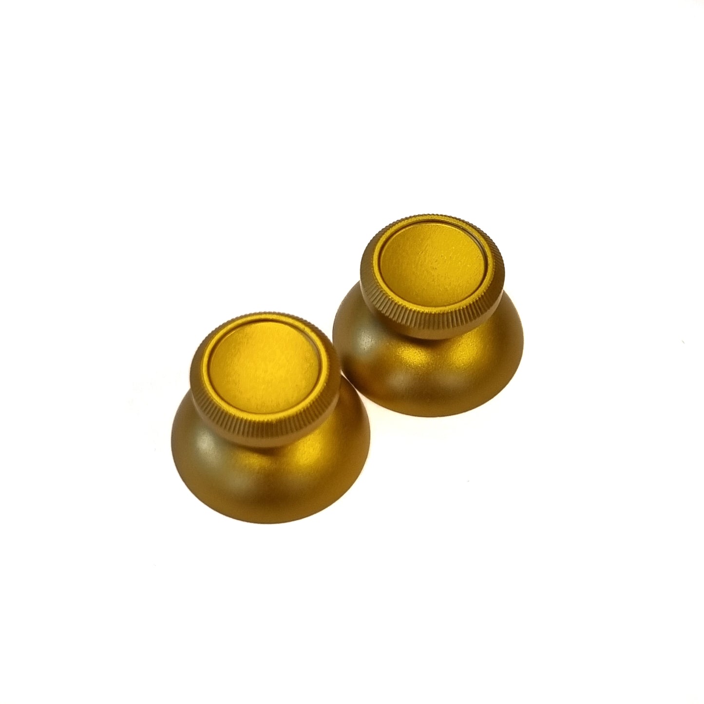Gaming Thumb Grips | Performance Anti-slip Thumbsticks | Joystick Cap Thumb Grips | Shiny - Gold | Accessories suitable for Playstation PS4 PS5 &amp; Xbox &amp; Nintendo Pro Controller
