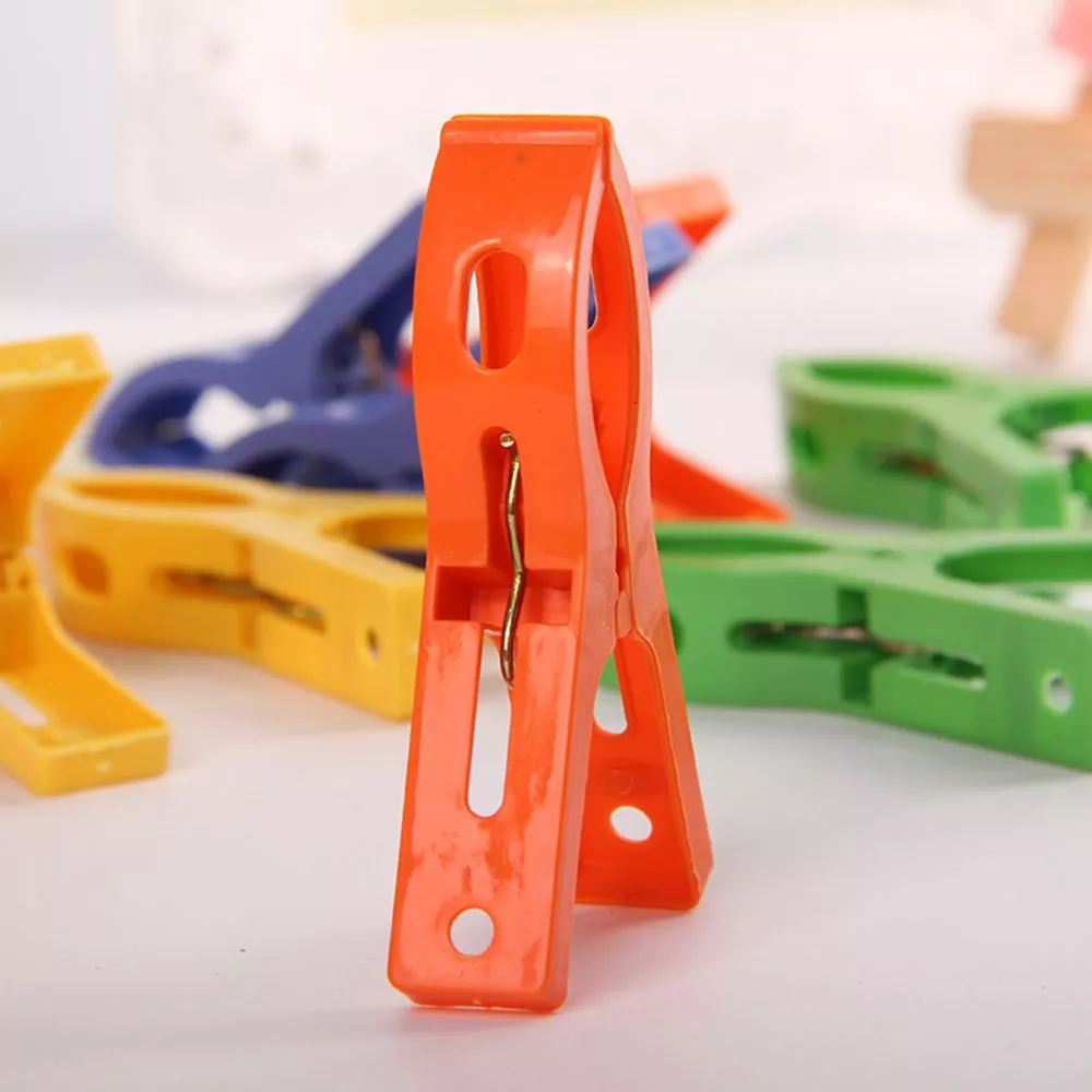 Plastic Grote Knijpers | Wasknijpers | Kunststof Clothes Pins | Wassen | Ophangen | Multicolor | 16 stuks