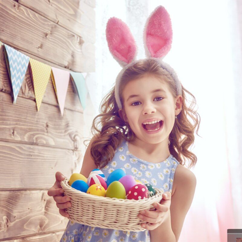 Pasen | Easter | Paashaas | Bunny Ears | Hoofdband | Diadeem | Set van 2 in Willekeurige kleuren