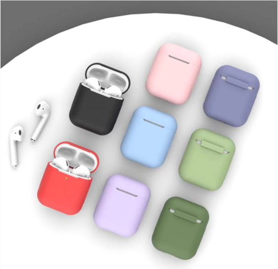 Siliconen Case Hoesjes | Airpod hoesje  | Donker Rood | Accessoires geschikt voor Apple Airpods