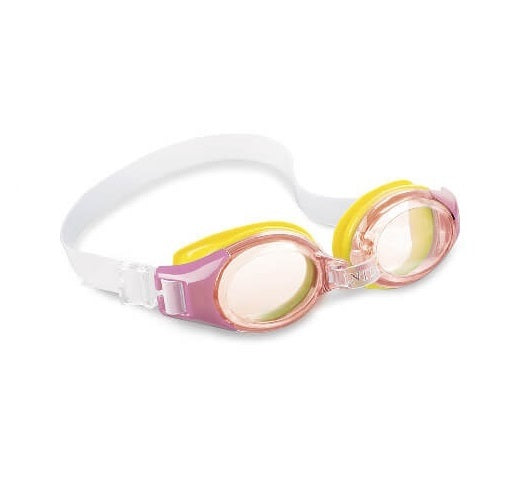 Intex Swimming Goggles 3-8 Years | Diving goggles | Pink with Yellow