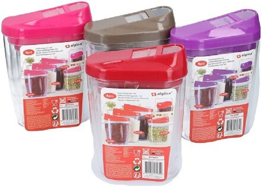 Sprinklers Alpina | Sprinkles Holder | Herb Holder | Sprinkle Bus | Storage box | Storage | Set of 4 pieces | Purple