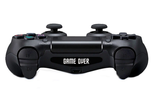 Controller Accessoires Sticker | Game Over | Geschikt voor de volgende console(s): PS4 - Playstation 4 | 1 Sticker