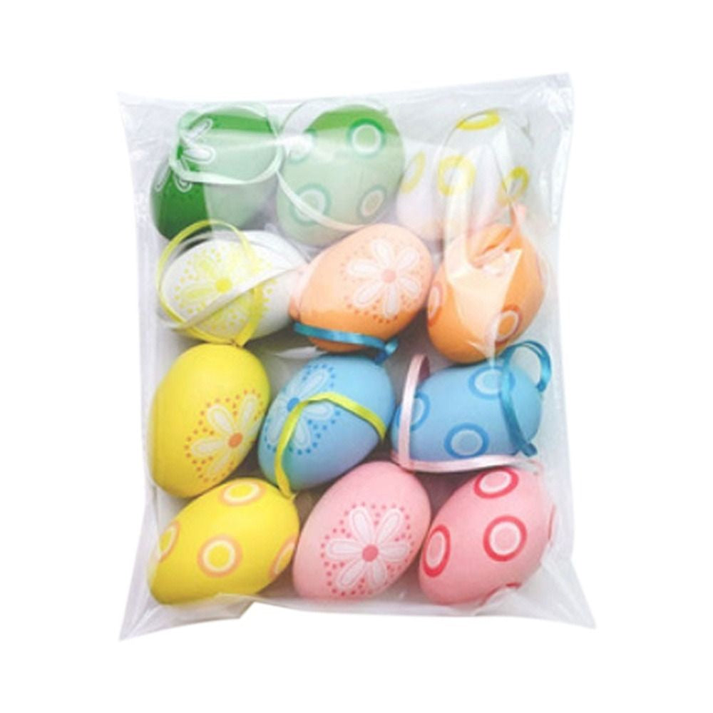 Pasen | Easter | Paashaas | Paaseieren Bloemetjes | Ophangen | Set van 10 stuks in verschillende kleuren