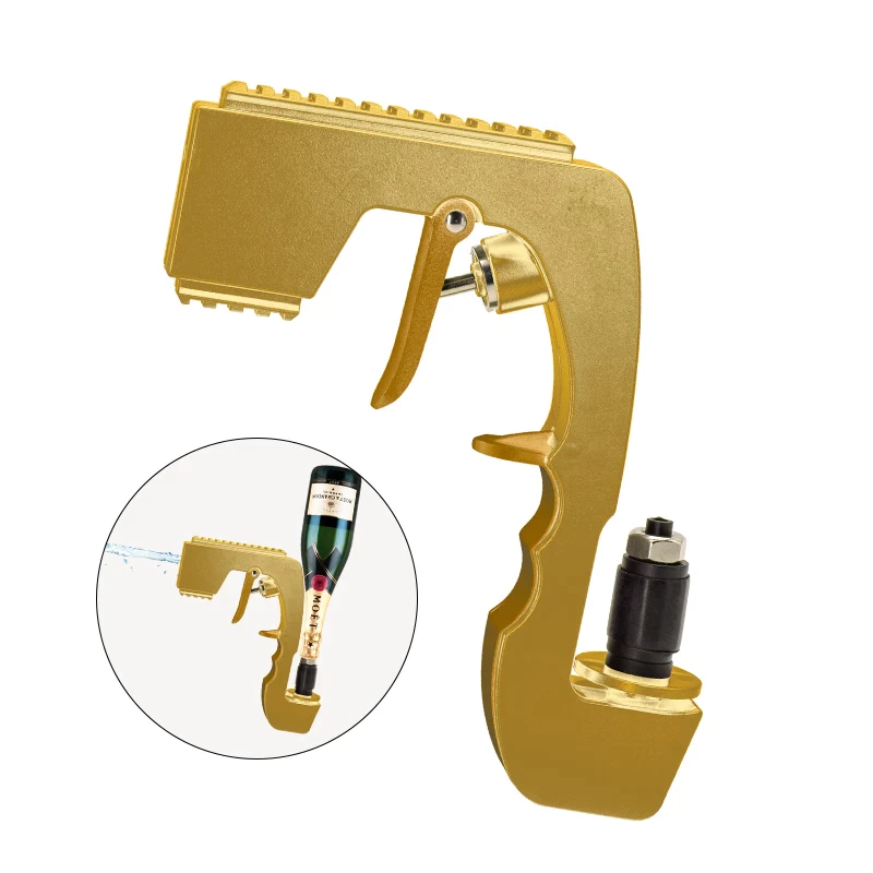 Champagne Gun | Drink Gun | Sprayer | Drinking Game | Beer Rifle | New Year's Eve | Gold